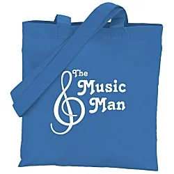 Cotton Sheeting Colored Economy Tote - 12-1/2" x 12" - 24 hr