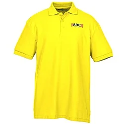 Soft Touch Pique Sport Shirt - Men's - Embroidered