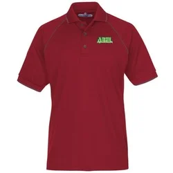 Raglan Sleeve Polo with Piping - Men's