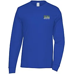 Hanes Authentic LS T-Shirt - Embroidered