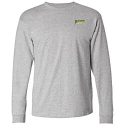 Hanes Authentic LS T-Shirt - Embroidered