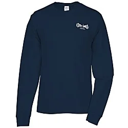 Hanes Authentic LS Pocket T-Shirt - Screen - Colors