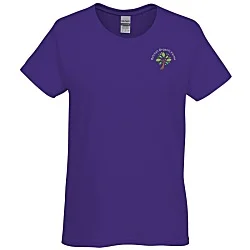 Gildan 6 oz. Ultra Cotton T-Shirt - Ladies' - Embroidered - Colors