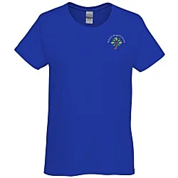 Gildan 6 oz. Ultra Cotton T-Shirt - Ladies' - Embroidered - Colors
