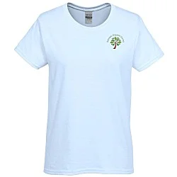 Gildan 6 oz. Ultra Cotton T-Shirt - Ladies' - Embroidered - Colors
