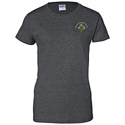 Gildan 6 oz. Ultra Cotton T-Shirt - Ladies' - Embroidered - Colors