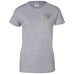Gildan 6 oz. Ultra Cotton T-Shirt - Ladies' - Embroidered - Colors