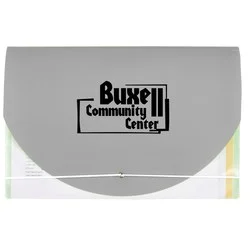 Color Flap Translucent Document Holder - 8" x 12"