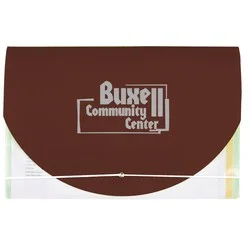 Color Flap Translucent Document Holder - 8" x 12"