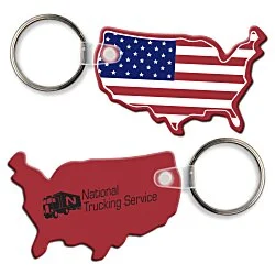 US Stock Soft Keychain
