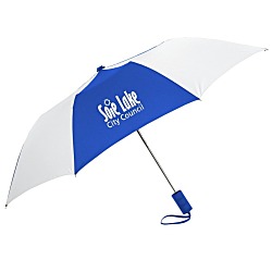 42" Folding Umbrella with Auto Open - Alternating - 42" Arc
