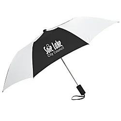 42" Folding Umbrella with Auto Open - Alternating - 42" Arc