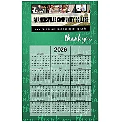 Calendar Magnet - Medium - Thank You