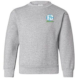 Hanes ComfortBlend Sweatshirt - Youth - Embroidered