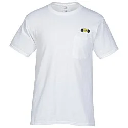 Hanes Authentic Pocket T-Shirt - Embroidered