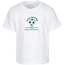 Gildan 6 oz. Ultra Cotton T-Shirt - Youth - Screen - White