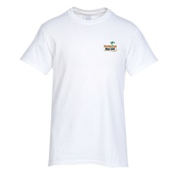 Gildan 6 oz. Ultra Cotton T-Shirt - Men's - Embroidered - White