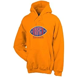Gildan 50/50 Hooded Sweatshirt - Applique Twill