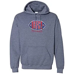 Gildan 50/50 Hooded Sweatshirt - Applique Twill