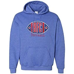Gildan 50/50 Hooded Sweatshirt - Applique Twill