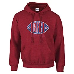 Gildan 50/50 Hooded Sweatshirt - Applique Twill