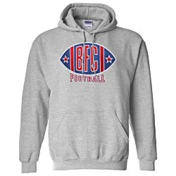 Gildan 50/50 Hooded Sweatshirt - Applique Twill