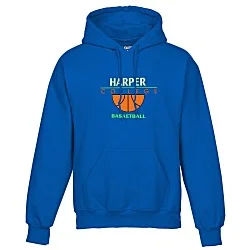 Gildan 50/50 Heavyweight Hoodie - Applique Felt