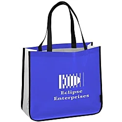 Laminated Polypropylene Shopper Tote - 14" x 16"