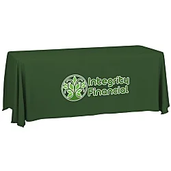 Serged Closed-Back Table Throw - 6' - 24 hr
