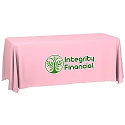 Serged Closed-Back Table Throw - 6' - 24 hr