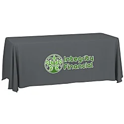 Serged Closed-Back Table Throw - 6' - 24 hr
