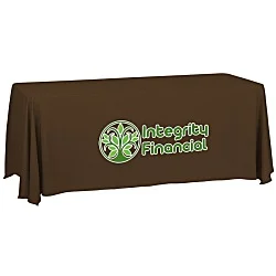 Serged Closed-Back Table Throw - 6' - 24 hr