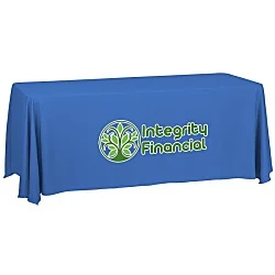 Serged Closed-Back Table Throw - 6' - 24 hr
