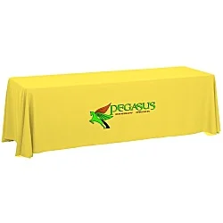 Serged Closed-Back Table Throw - 8' - 24 hr