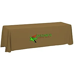 Serged Closed-Back Table Throw - 8' - 24 hr
