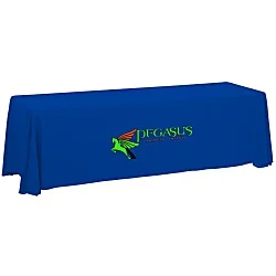 Serged Closed-Back Table Throw - 8' - 24 hr