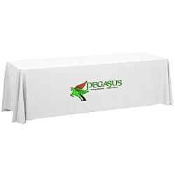 Serged Closed-Back Table Throw - 8' - 24 hr