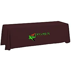 Serged Closed-Back Table Throw - 8' - 24 hr