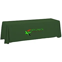Serged Closed-Back Table Throw - 8' - 24 hr