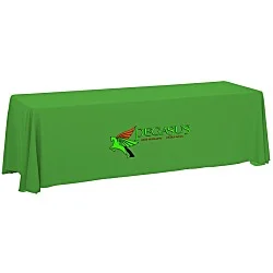 Serged Closed-Back Table Throw - 8' - 24 hr
