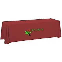 Serged Closed-Back Table Throw - 8 feet - 24 hr