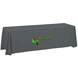 Serged Closed-Back Table Throw - 8' - 24 hr