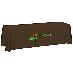 Serged Closed-Back Table Throw - 8' - 24 hr