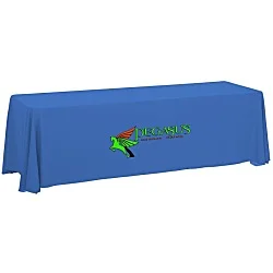 Serged Closed-Back Table Throw - 8' - 24 hr