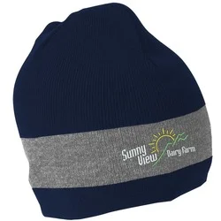 Fine Knit Single Stripe Beanie
