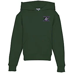 Jerzees Nublend Hooded Sweatshirt - Youth - Embroidered