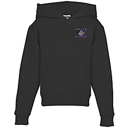 Jerzees Nublend Hooded Sweatshirt - Youth - Embroidered