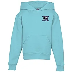 Jerzees Nublend Hooded Sweatshirt - Youth - Embroidered