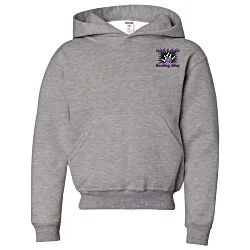 Jerzees Nublend Hooded Sweatshirt - Youth - Embroidered