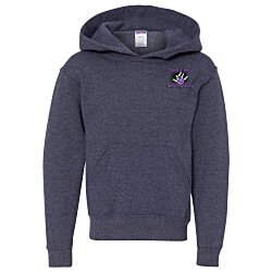 Jerzees Nublend Hooded Sweatshirt - Youth - Embroidered